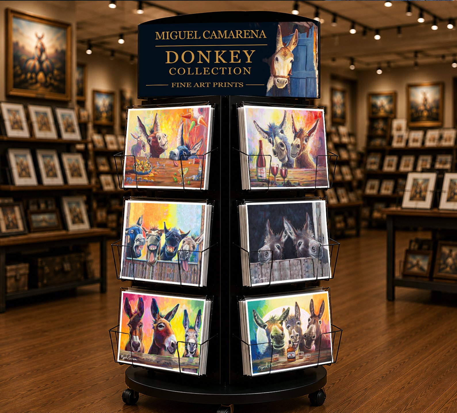 Miguel Camarena Donkey Collection Retail Display Package